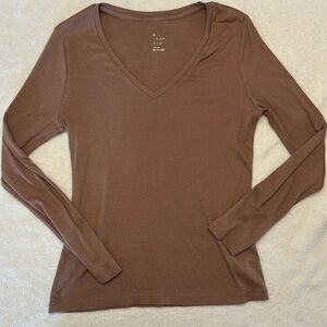 A New Day Ribbed Long Sleeve Top